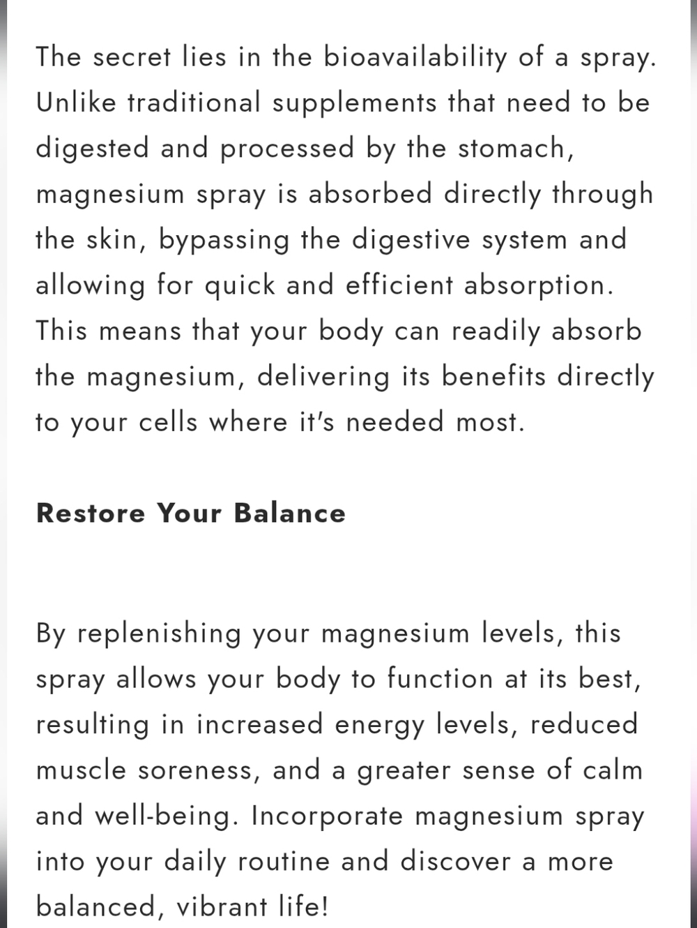 No Crap In It Magnesium Body Spray - Picture 6 of 8